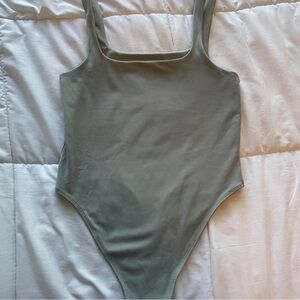 PacSun Olive Green Gray Bodysuit
